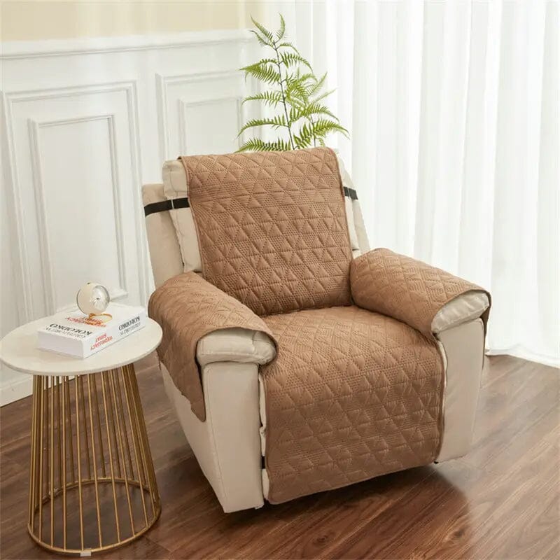 Hexagon Recliner Chair Soft Waterproof Protective Cover Furniture & Decor Camel - DailySale