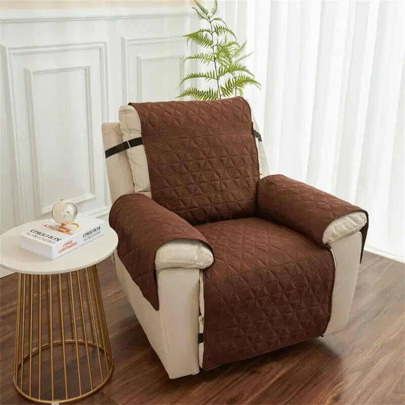 Hexagon Recliner Chair Soft Waterproof Protective Cover Furniture & Decor Coffee - DailySale