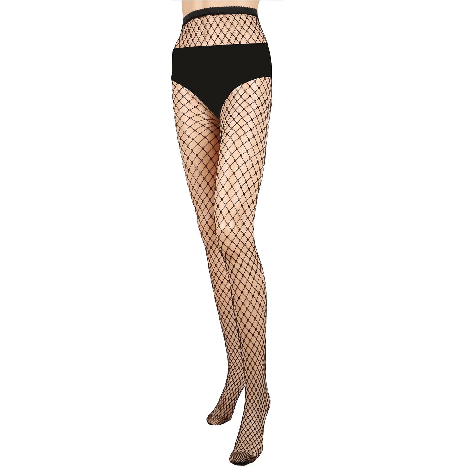 High Waist Pantyhose Stretchy Mesh Hollow Out Stockings Women's Swimwear & Lingerie Medium Hole - DailySale