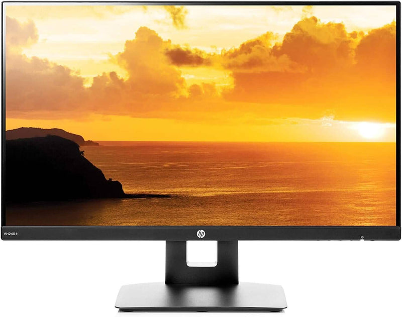 HP 23.8” VH240a IPS FHD LED Monitor HDMI VGA Speakers (Refurbished) Computer Accessories - DailySale