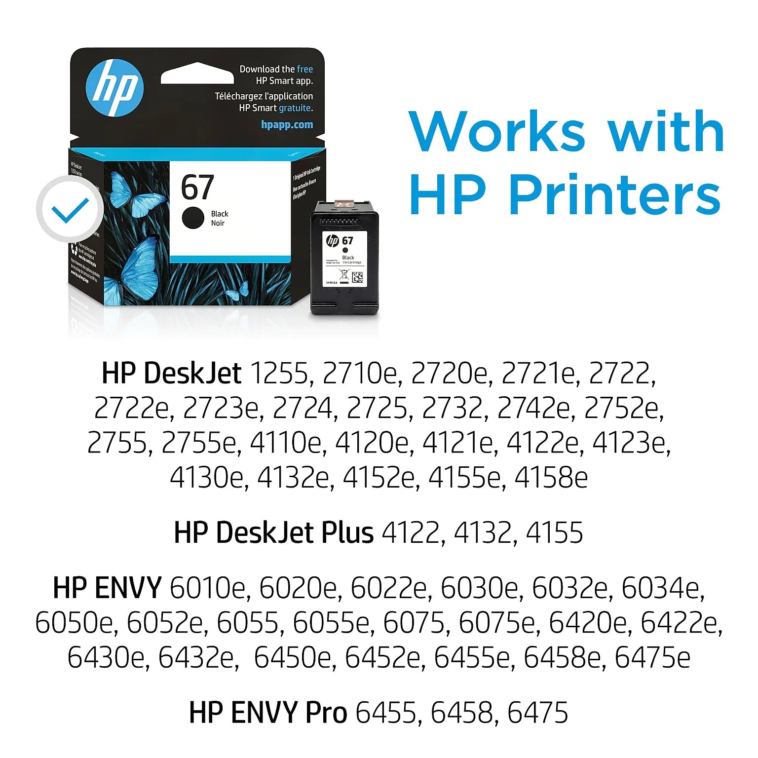 HP 67 Original Ink Cartridge 3YM55AN 3YM56AN Computer Accessories - DailySale