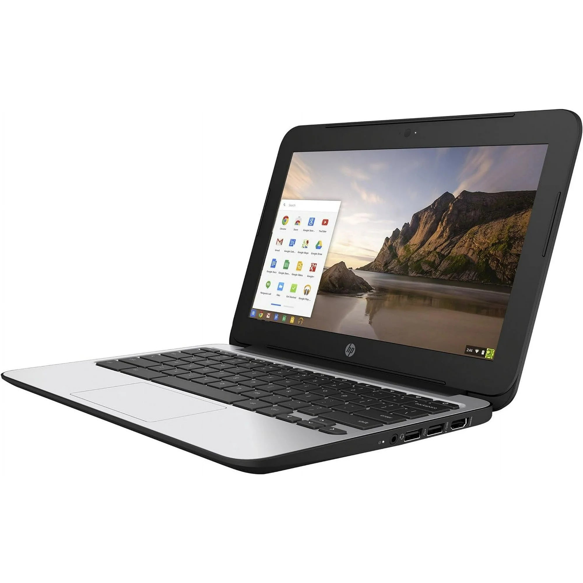 HP Chromebook 11 G4 11.6 Inch Laptop P0B79UT#ABA (Intel N2840 Dual-Core, 2GB RAM, 16GB Flash SSD, Chrome OS) (Black) (Refurbished) Laptops - DailySale