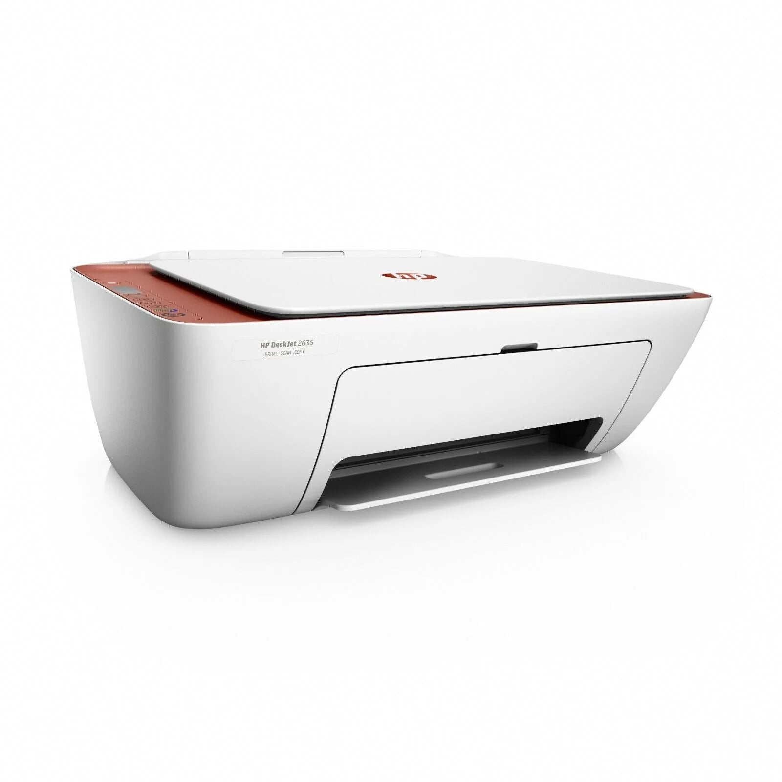 HP DeskJet 2635 NO INK Wireless All-in-One Printer (Red) (Refurbished) Computer Accessories - DailySale