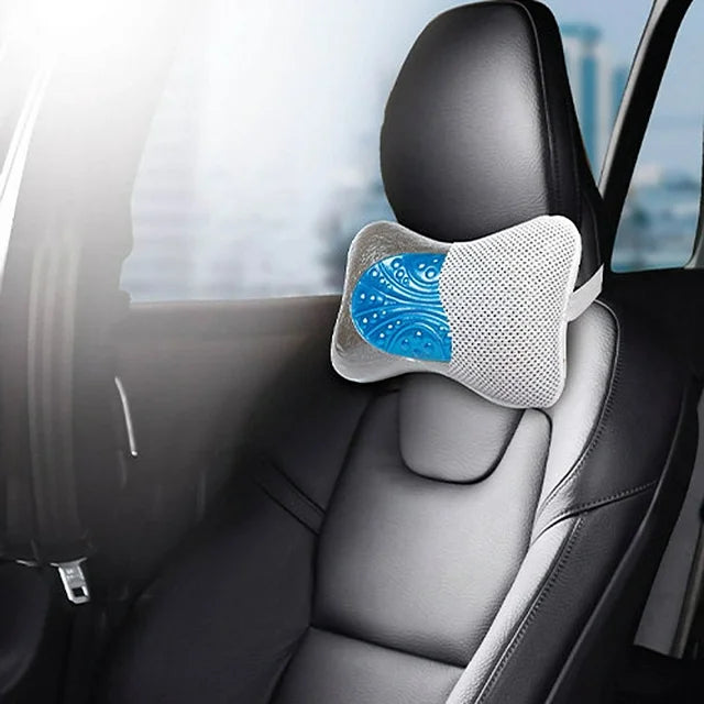 Hydro Gel Cooling Pillow – Secures to Any Headrest with an Elastic Strap Automotive - DailySale