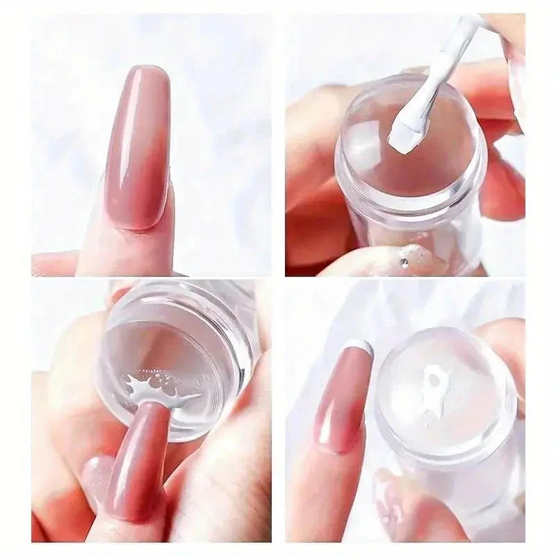 Hypoallergenic Silicone Nail Stamper and Scraper Set for French Manicure Stamping Plate Beauty & Personal Care - DailySale