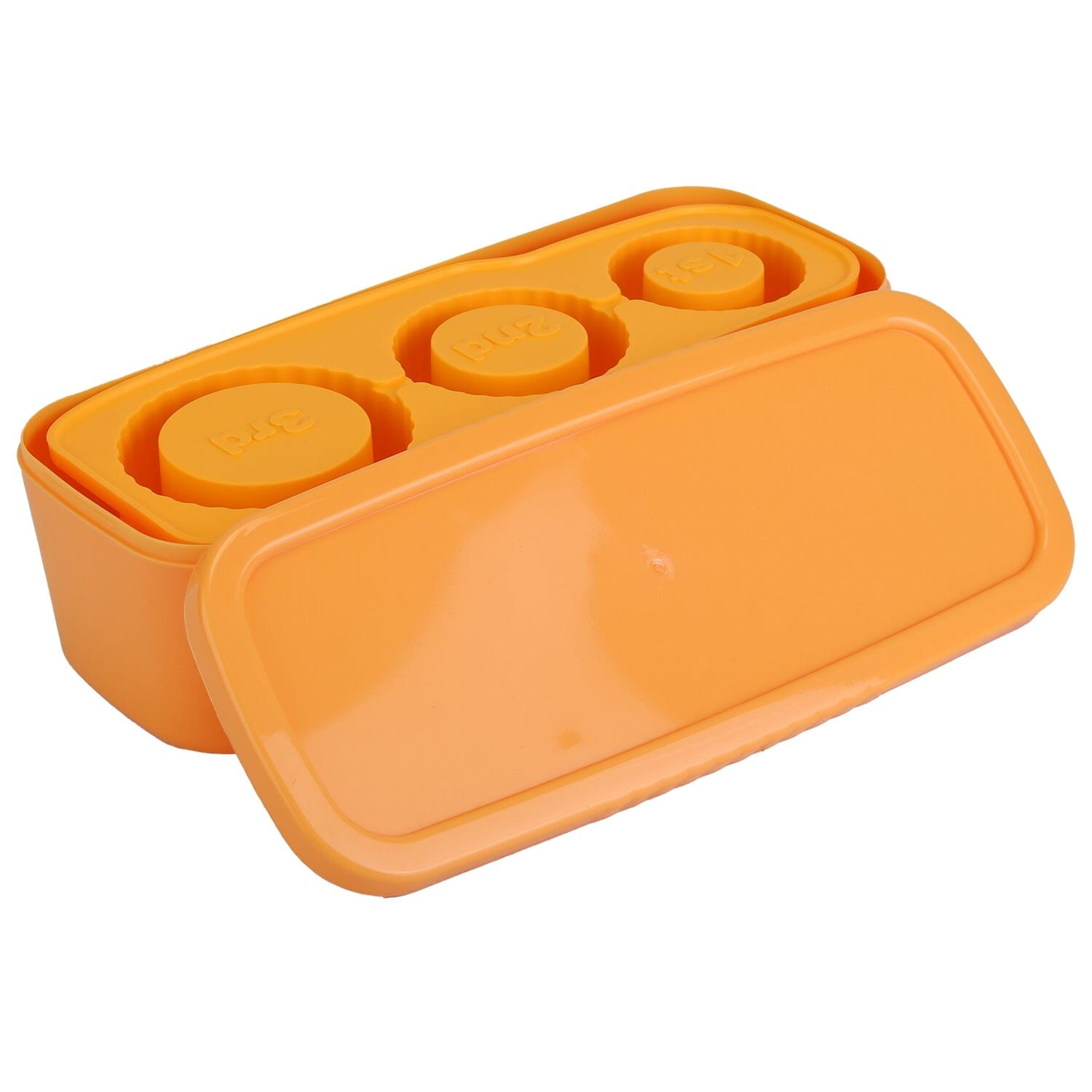 Ice Cube Tray Fit For 20oz/30oz/40oz Stanley Cup Easy Release Silicone Hallow Cylinder Kitchen Tools & Gadgets Orange - DailySale