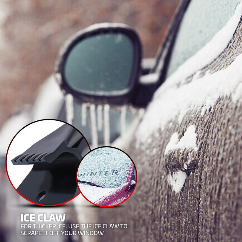 Ice Scraper & Crusher Tool, For Ice & Snow Removal Anti-Scratch Automotive - DailySale