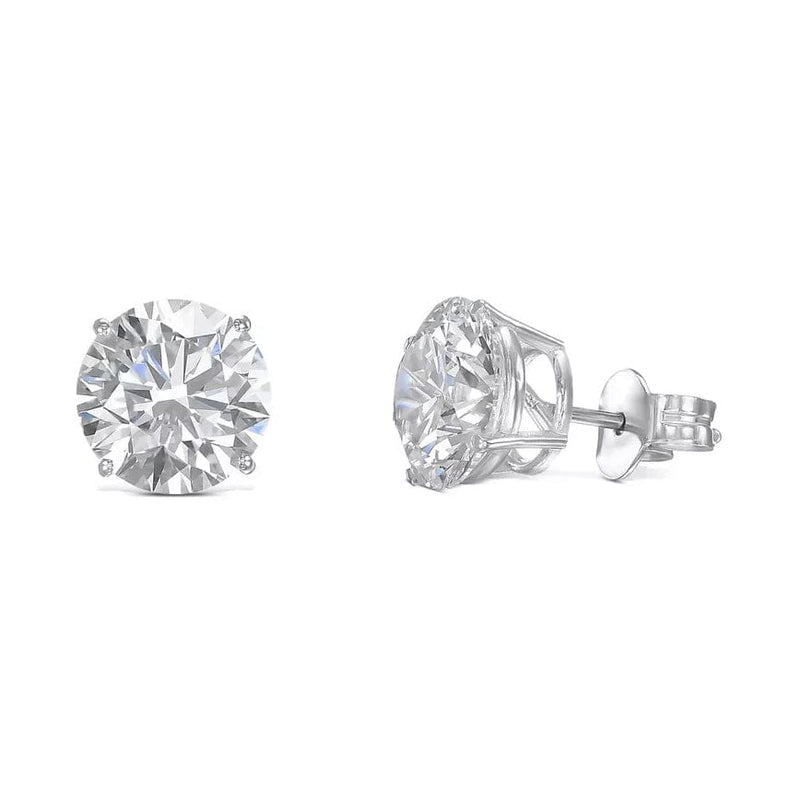 IGI Diamond Engagement Earrings VVS2 E Round 7.54 Ctw Lab Created Earrings - DailySale