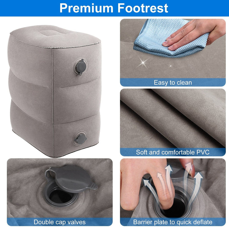 Inflatable Foot Rest with Air Bag Wellness - DailySale