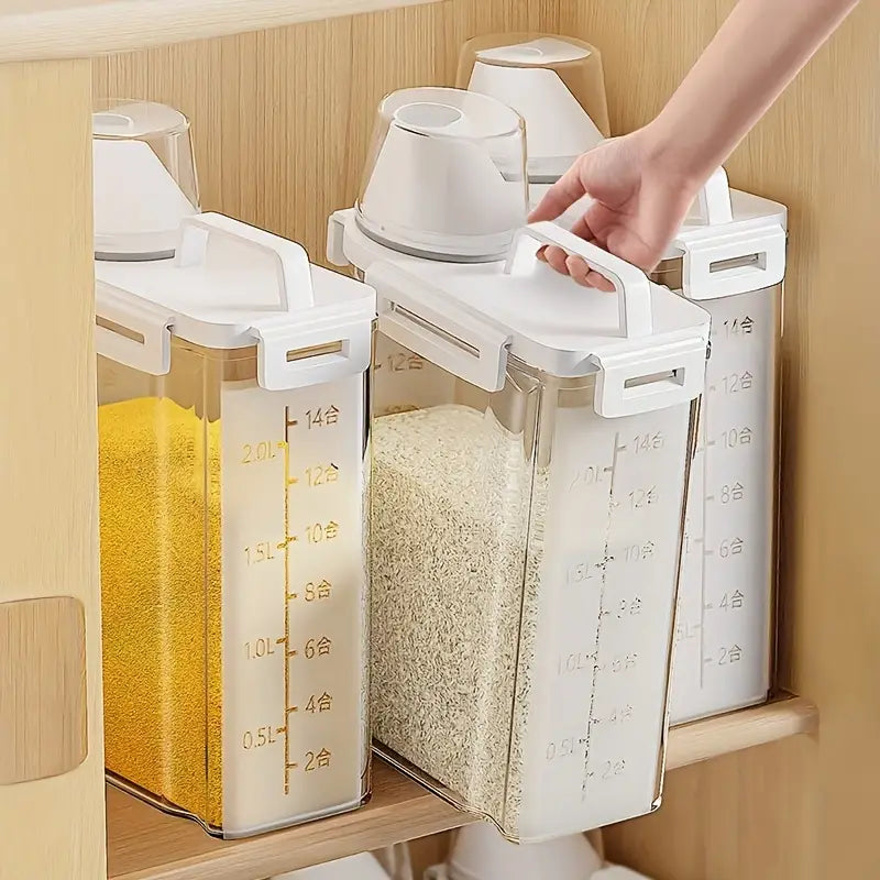 Insect-Proof and Moisture-Proof Sealed Storage Container with Lid Kitchen Storage - DailySale