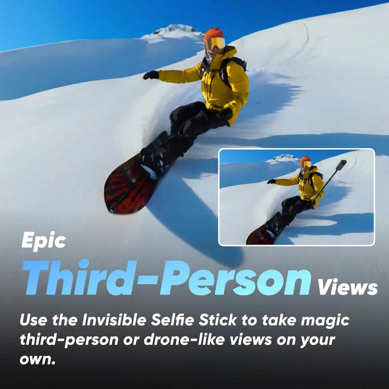 Insta360 X3 64GB Vlog Kit - 360 Action Camera with 5.7K 360, 4K Single-Lens Camera, Waterproof (Refurbished) Cameras & Drones - DailySale