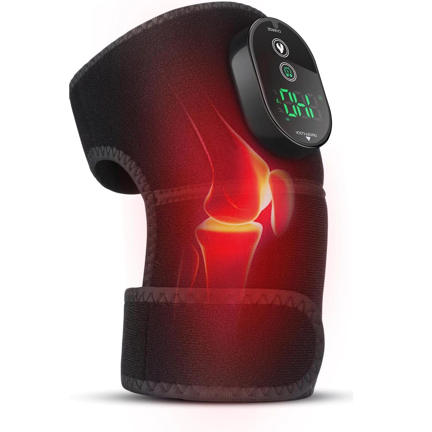 Intelligent Heat Therapy Cordless Knee Brace Wrap Wellness - DailySale