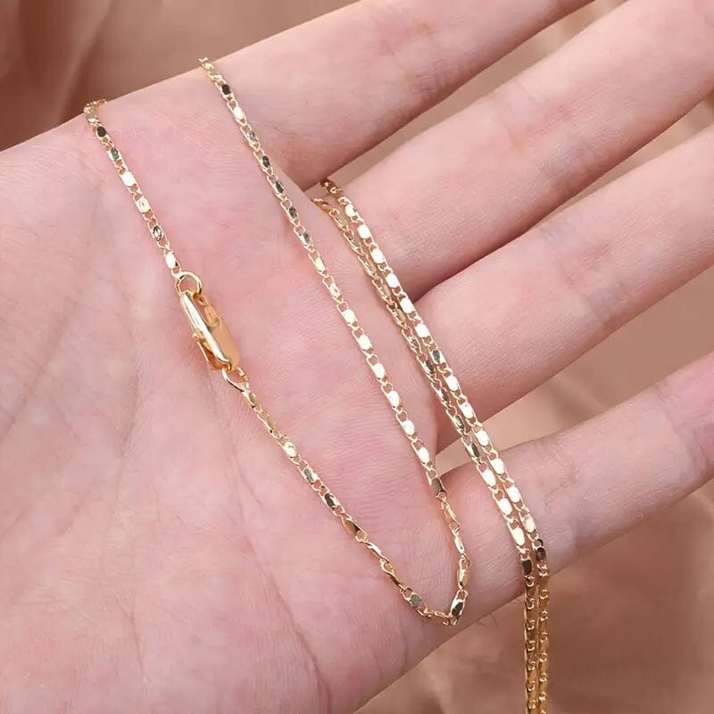 Italian 18K Gold Plated Punk Chain Necklace Necklaces - DailySale