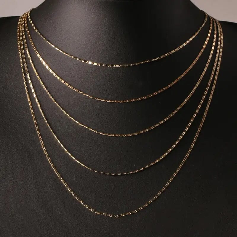 Italian 18K Gold Plated Punk Chain Necklace Necklaces - DailySale