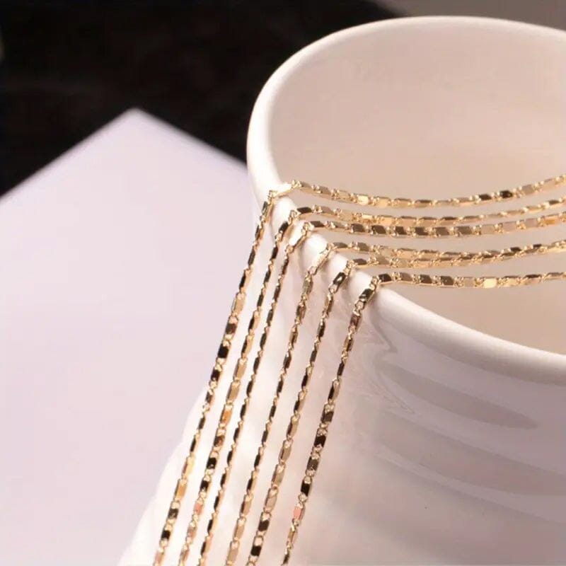 Italian 18K Gold Plated Punk Chain Necklace Necklaces - DailySale