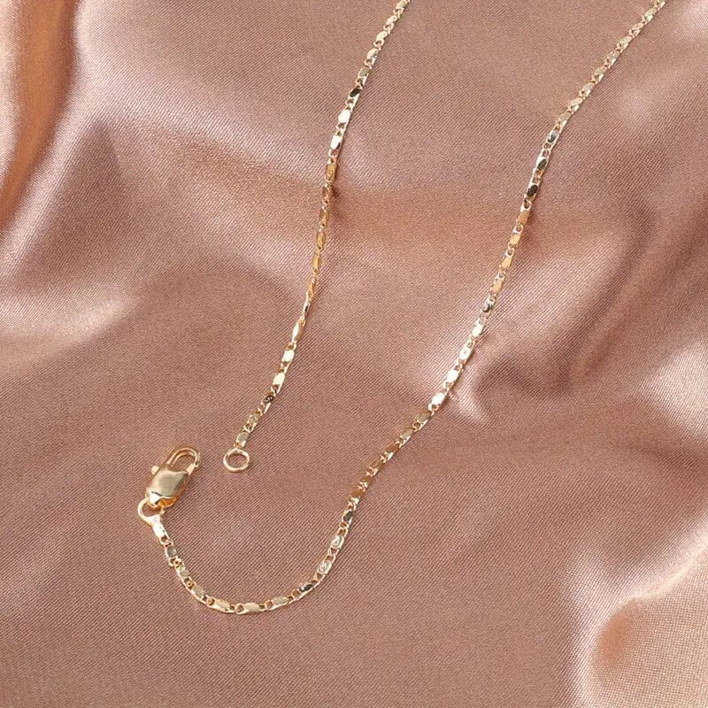 Italian 18K Gold Plated Punk Chain Necklace Necklaces - DailySale