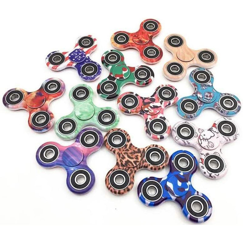 Fidget spinner stress and anxiety reliever toy assortment