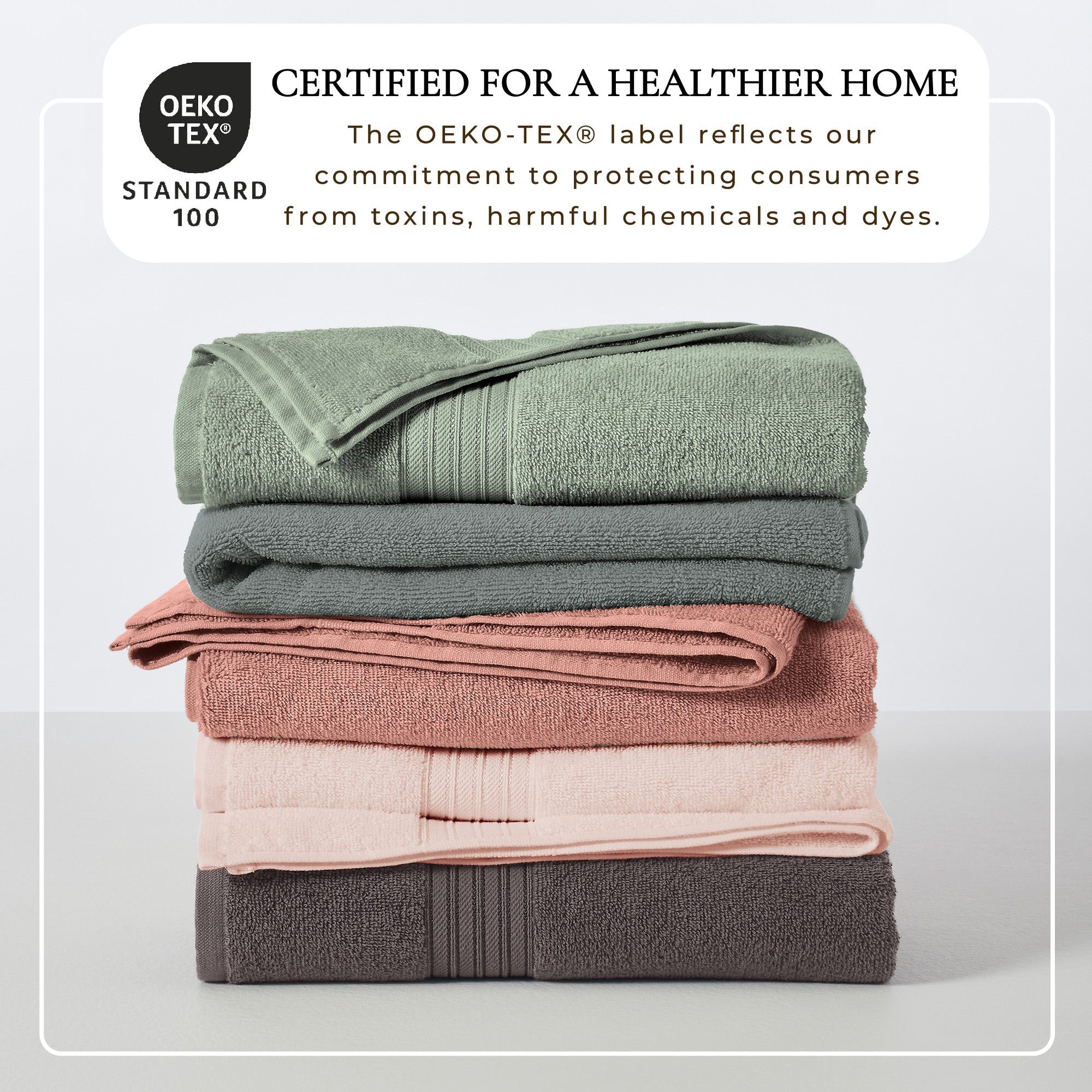 Cotton Terry Bath Towel Set - Cooper Collection