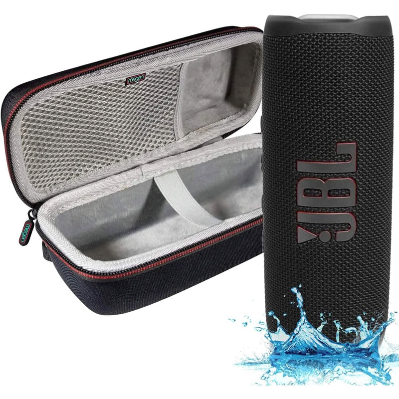 JBL Flip 6 - Waterproof Portable Bluetooth Speaker with Megen Hardshell Case Speakers - DailySale