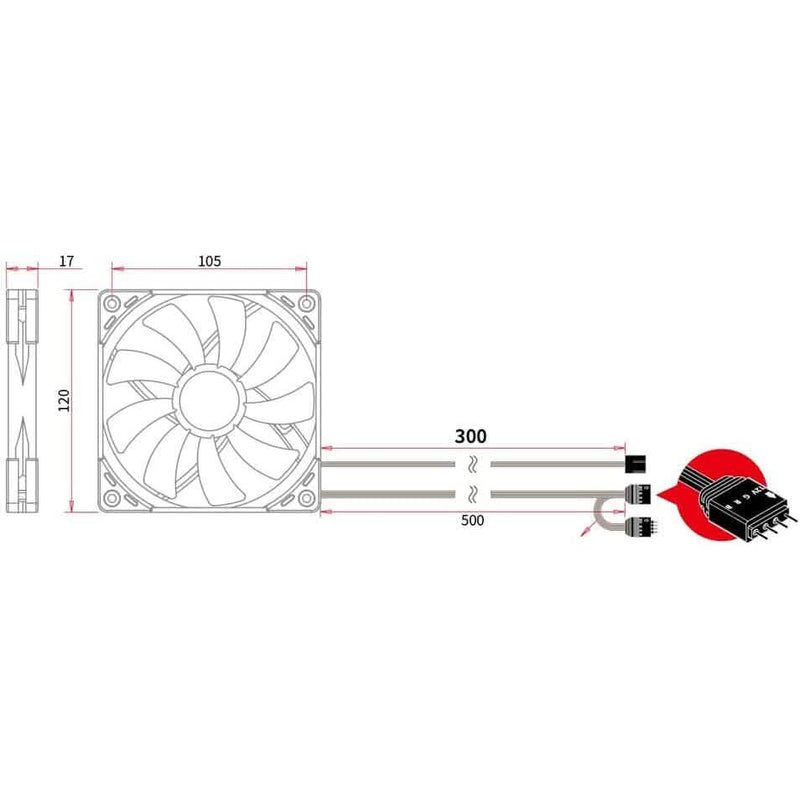 Kaze Flex 120 Slim RGB Fan Computer Accessories - DailySale