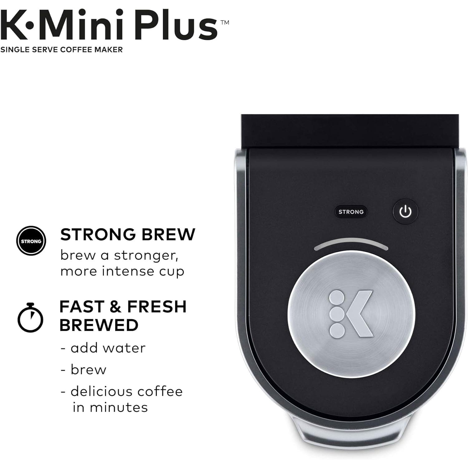 Keurig K-Mini Plus Single Serve K-Cup Pod Coffee Maker Kitchen Appliances - DailySale