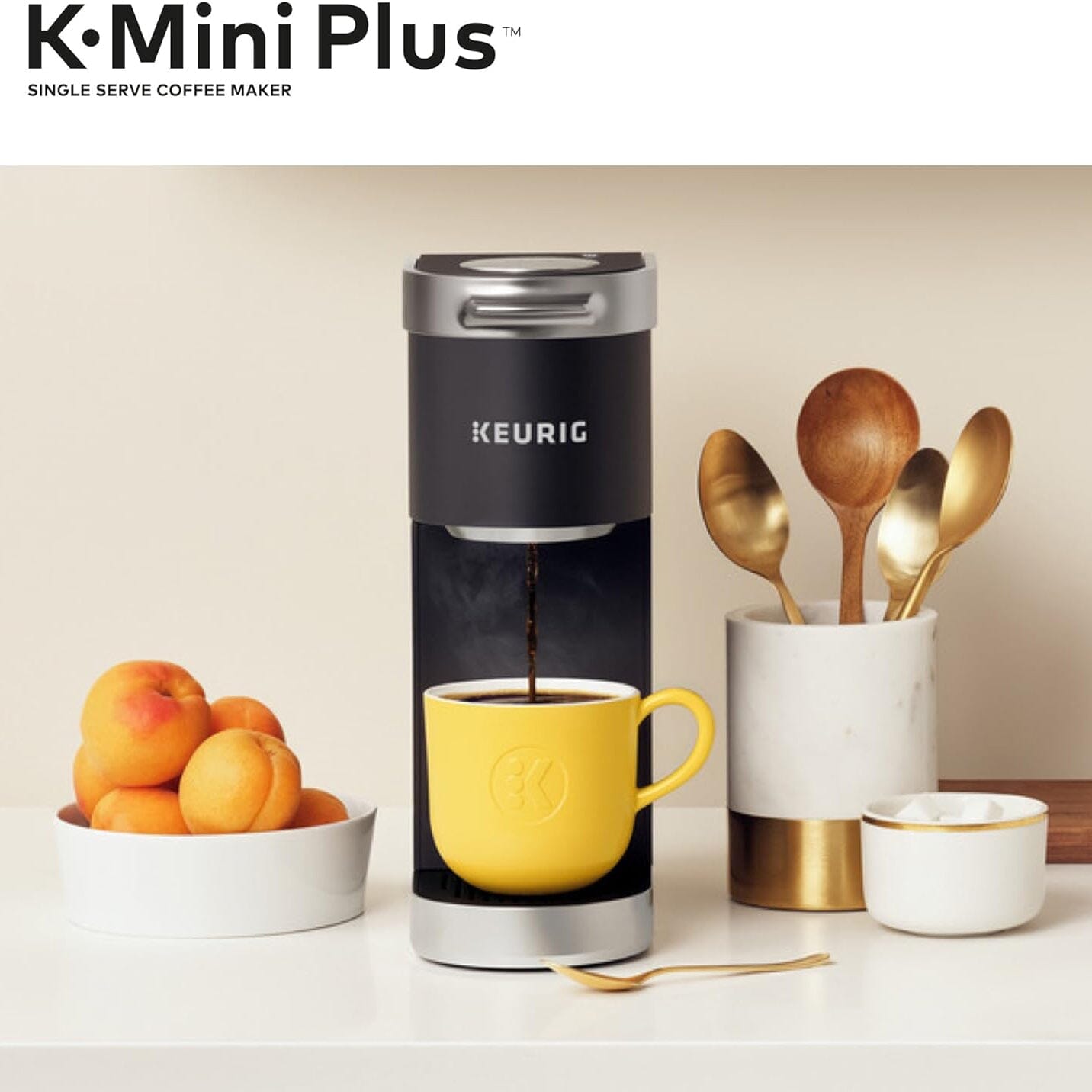 Keurig K-Mini Plus Single Serve K-Cup Pod Coffee Maker Kitchen Appliances - DailySale