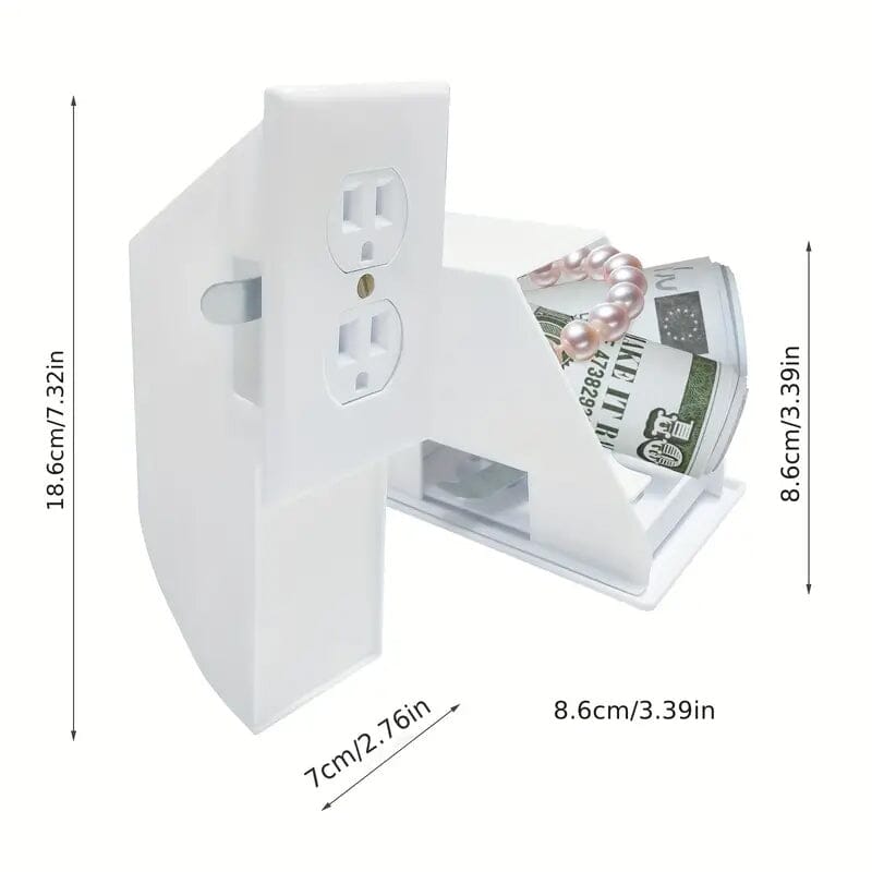 Key Lock Plastic Diversion Wall Outlet Safe Everything Else - DailySale