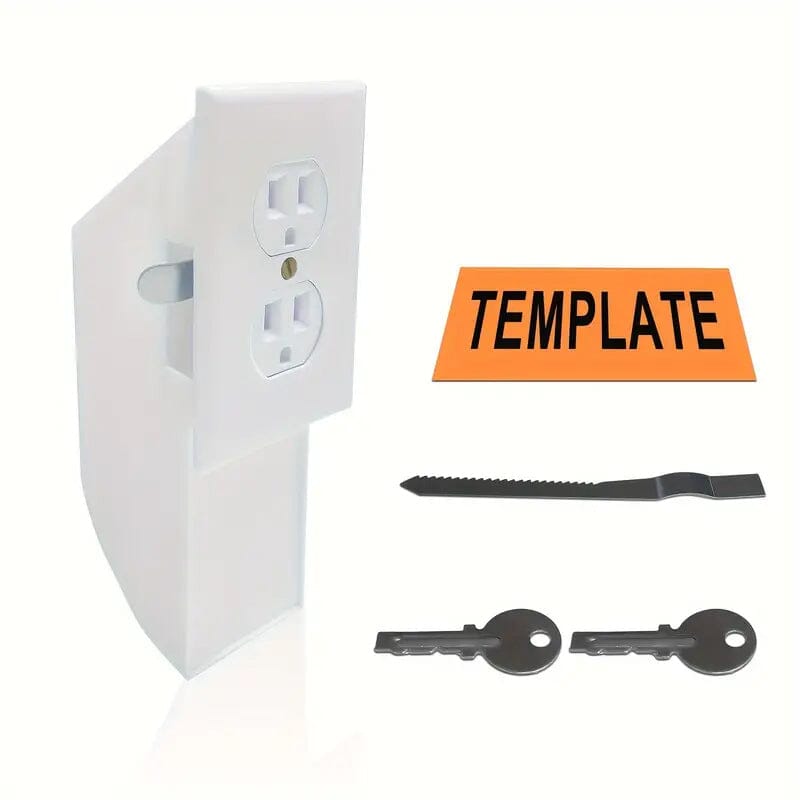 Key Lock Plastic Diversion Wall Outlet Safe Everything Else - DailySale