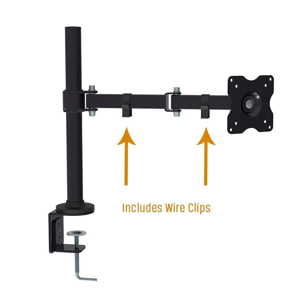 KORAMZI Articulating/TV Desk Mount 100x100 VESA Fits 10-30" TV KWM1420 TV & Video - DailySale