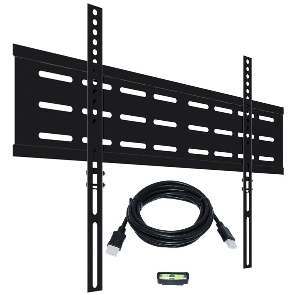 KORAMZI KWM1664F-Pro Fixed TV Wall Mount with Smart Locking System Technology 600x400 VESA Fits 32-70" TV & Video - DailySale