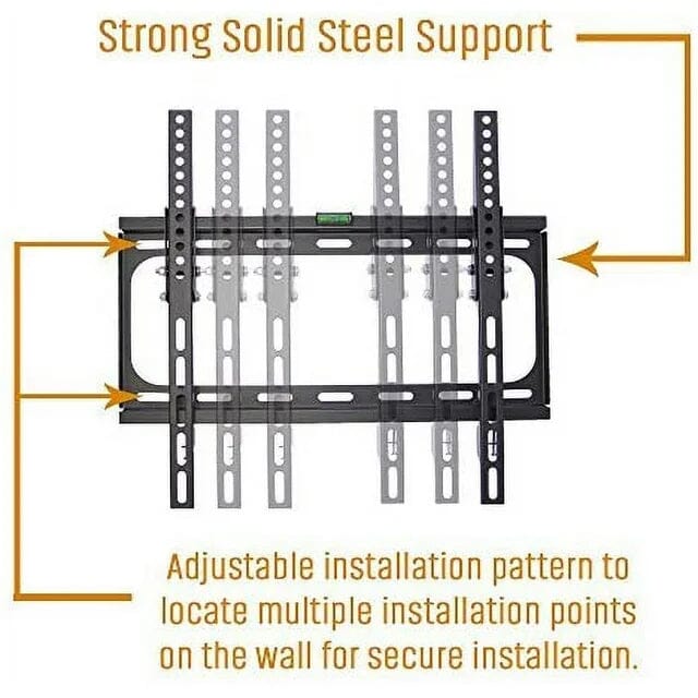 Koramzi Tilt TV Wall Mount Bracket for 26-55" TV with 6 Ft. HDMI Cable TV & Video - DailySale