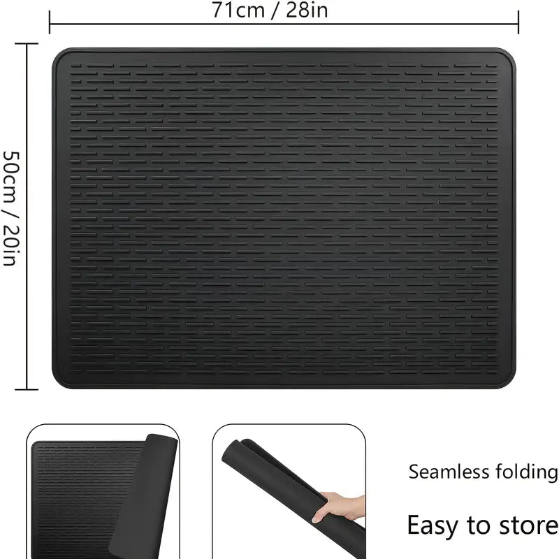 Large 28x20 Inch Non-Slip Silicone Stovetop Protector, Kitchen Countertop Cover Kitchen Tools & Gadgets - DailySale