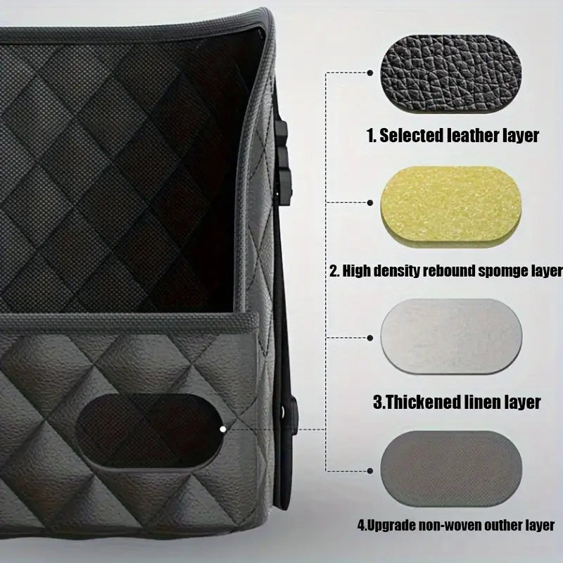 Large Capacity Car Seat Back Organizer with Storage Bag Automotive - DailySale