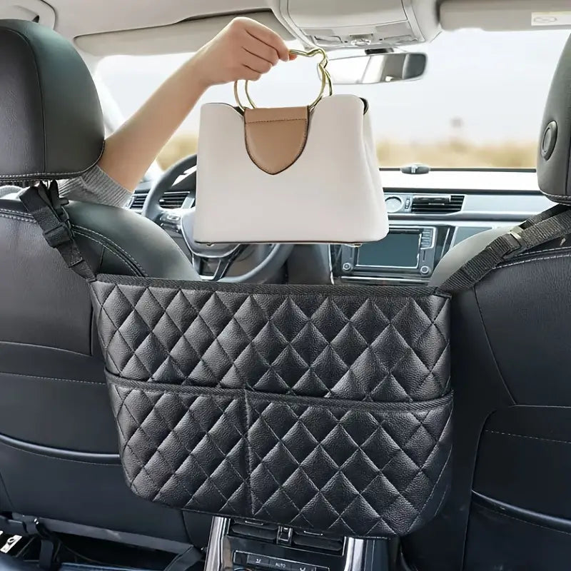 Large Capacity Car Seat Back Organizer with Storage Bag Automotive - DailySale