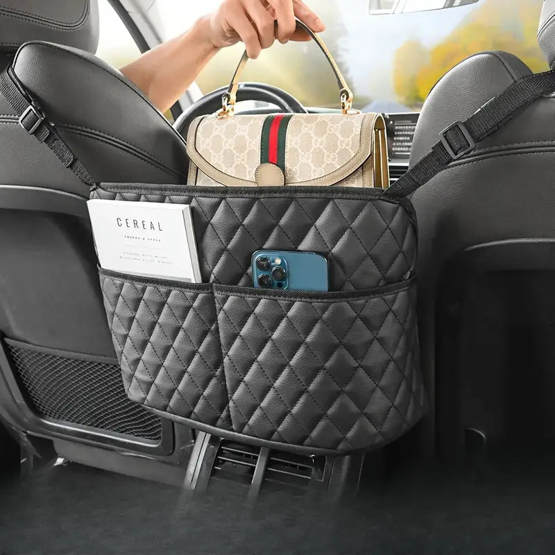 Large Capacity Car Seat Back Organizer with Storage Bag Automotive - DailySale