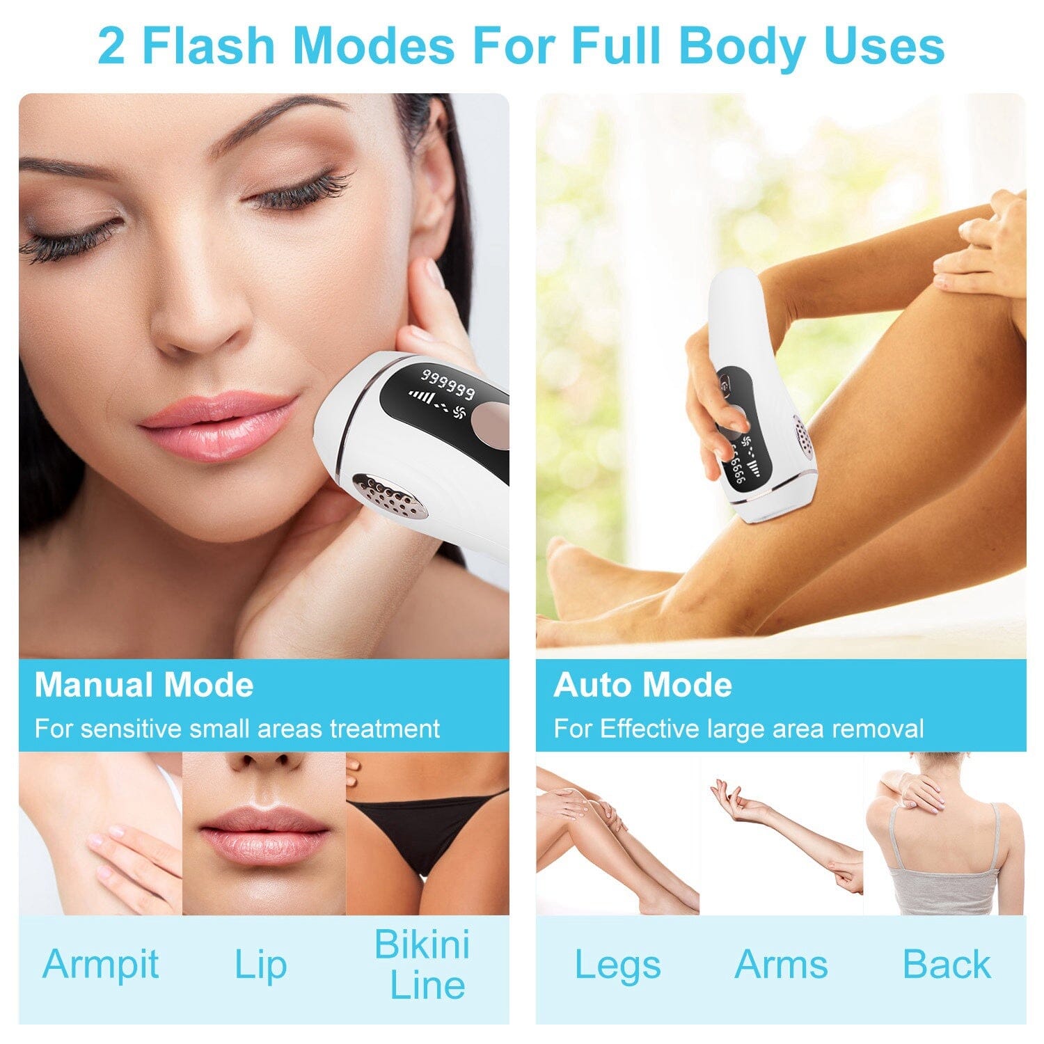 Laser Hair Removal Ice Cooling Permanent IPL Beauty & Personal Care - DailySale