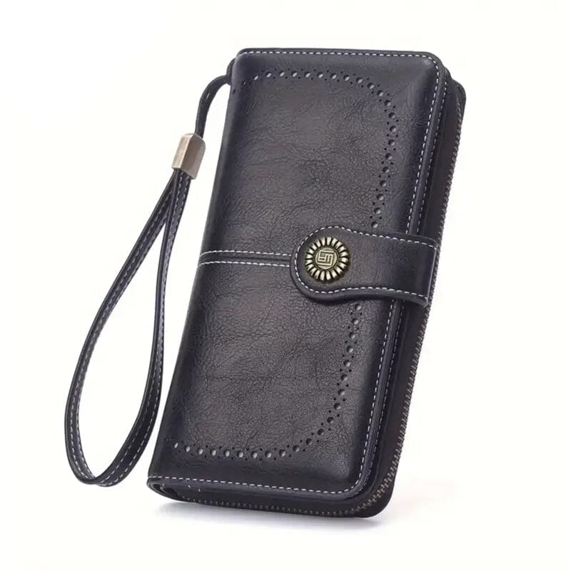 Leather Large Capacity Wallet Purse with RFID Blocking Women's Shoes & Accessories - DailySale