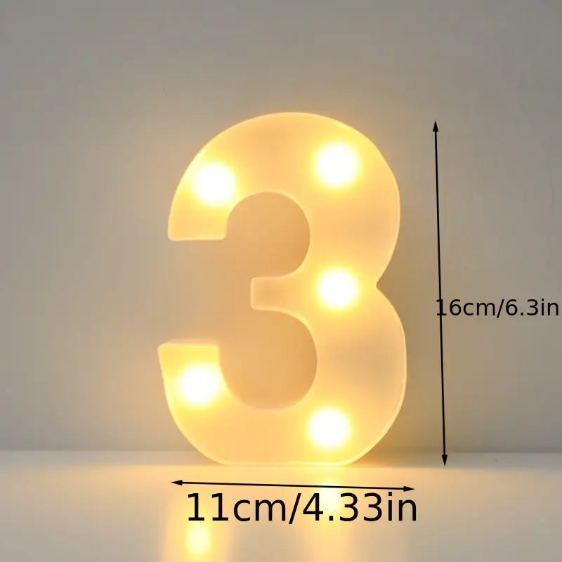 LED Alphabet Light Holiday Decor & Apparel 3 - DailySale