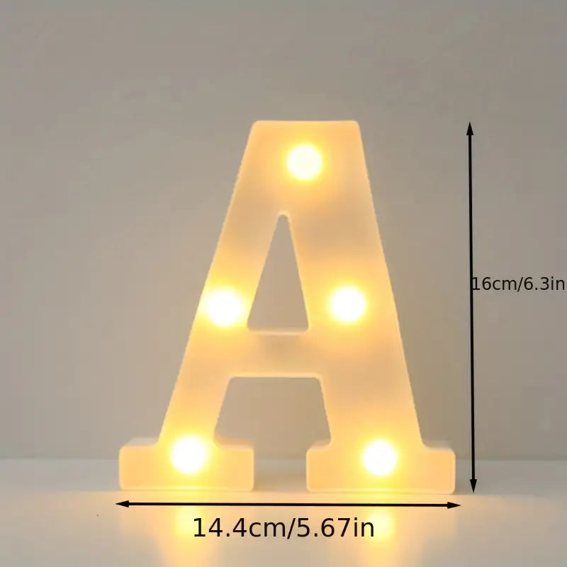 LED Alphabet Light Holiday Decor & Apparel A - DailySale