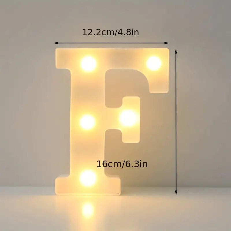 LED Alphabet Light Holiday Decor & Apparel F - DailySale