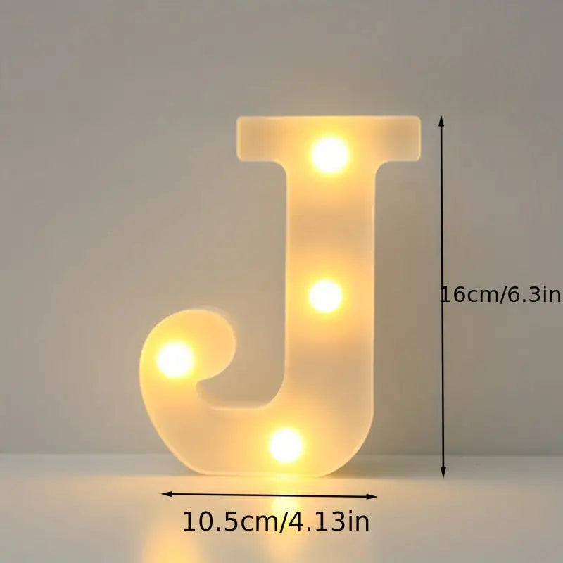 LED Alphabet Light Holiday Decor & Apparel J - DailySale