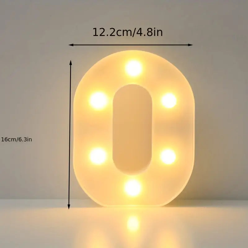 LED Alphabet Light Holiday Decor & Apparel O - DailySale