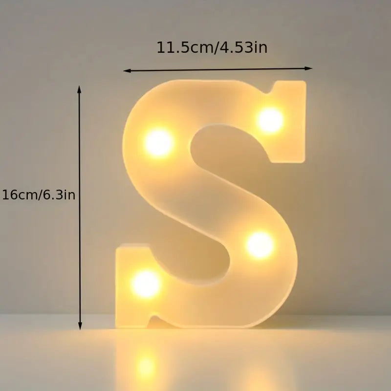 LED Alphabet Light Holiday Decor & Apparel S - DailySale