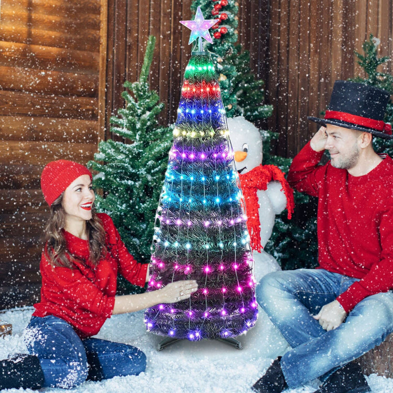 LED Lights Collapsible Christmas Tree Light with Remote App Control Holiday Decor & Apparel - DailySale