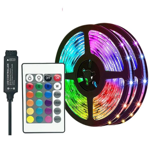 LED Strip Lights 16 Feet RGB LED Lights with Remote String & Fairy Lights - DailySale