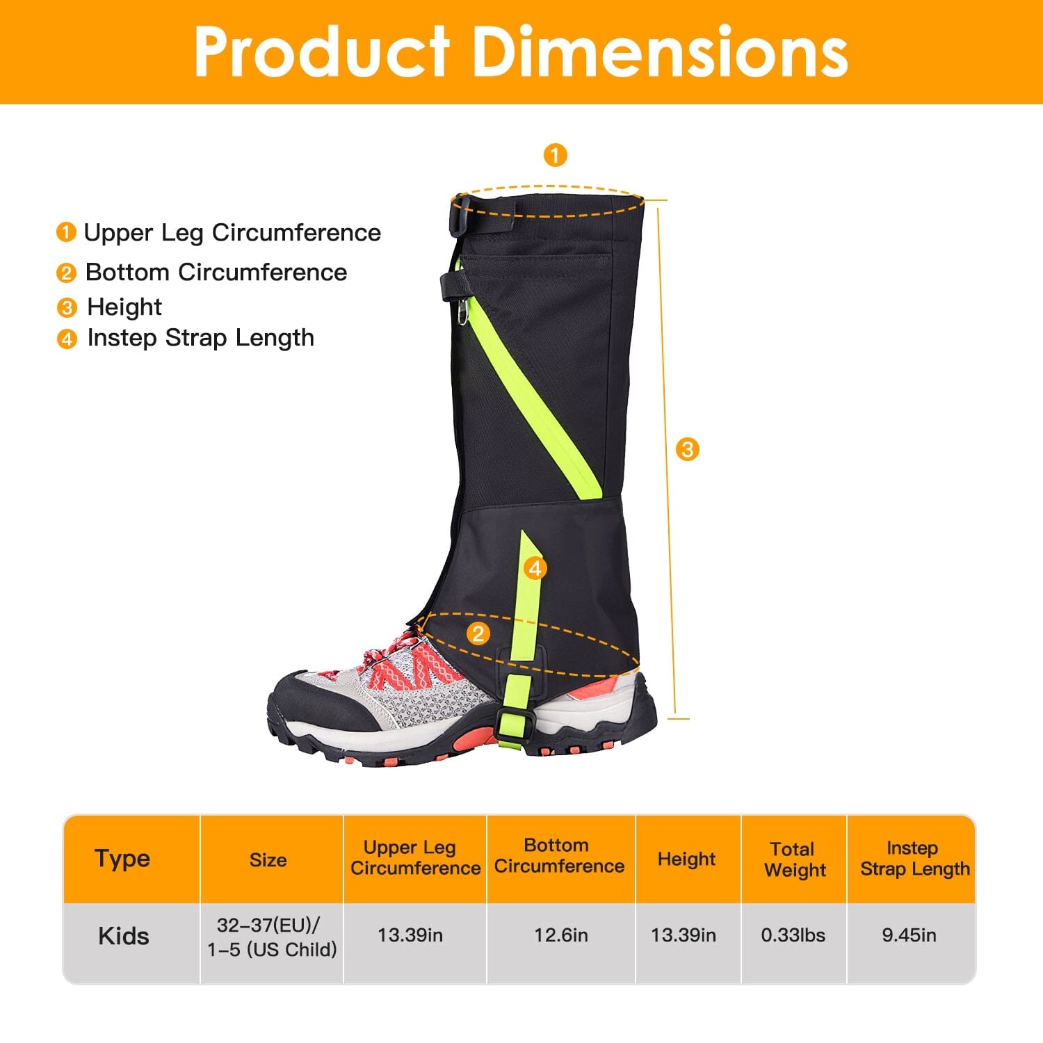 Leg Gaters Waterproof Snow Boot Men's Shoes & Accessories - DailySale