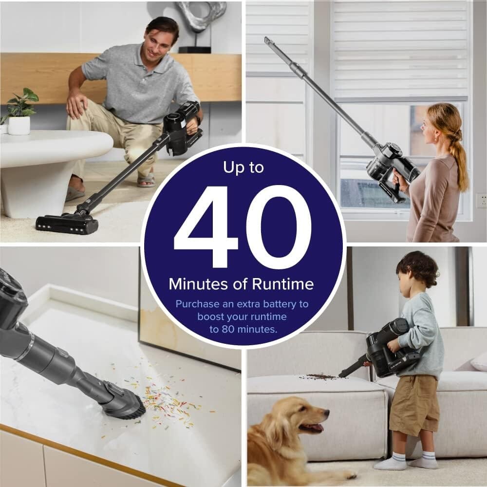 Levoit VortexIQ 40 Cordless Stick Vacuum Household Appliances - DailySale