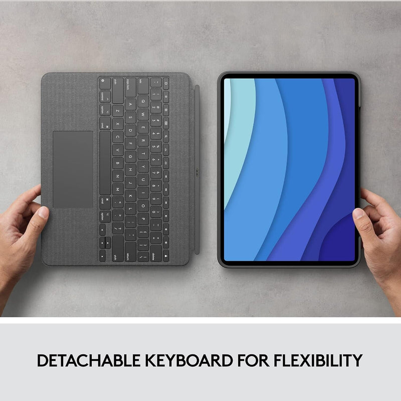 Logitech Combo Touch Keyboard for iPad Pro 11-inch (1st, 2nd, and 3rd Gen) Computer Accessories - DailySale
