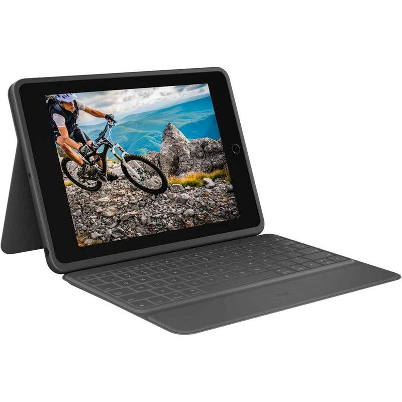 Logitech Rugged Folio - iPad (7th, 8th & 9th Generation) Protective Keyboard Case Computer Accessories - DailySale