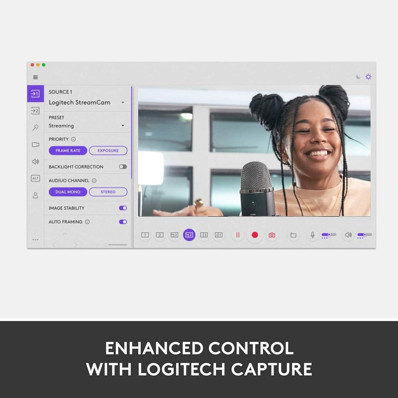 Logitech StreamCam, Live Streaming Webcam Computer Accessories - DailySale